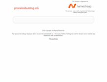 Tablet Screenshot of phonelinkbuilding.info